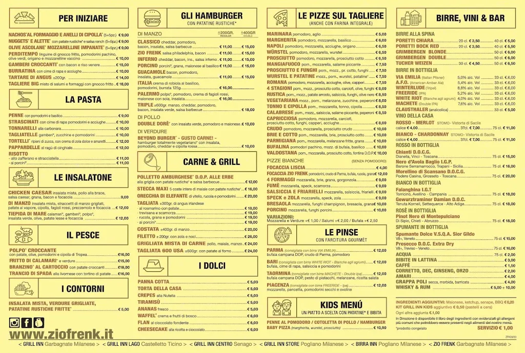 Menu_Zio Frenk - dalla pizza alla brace_Garbagnate_image_1
