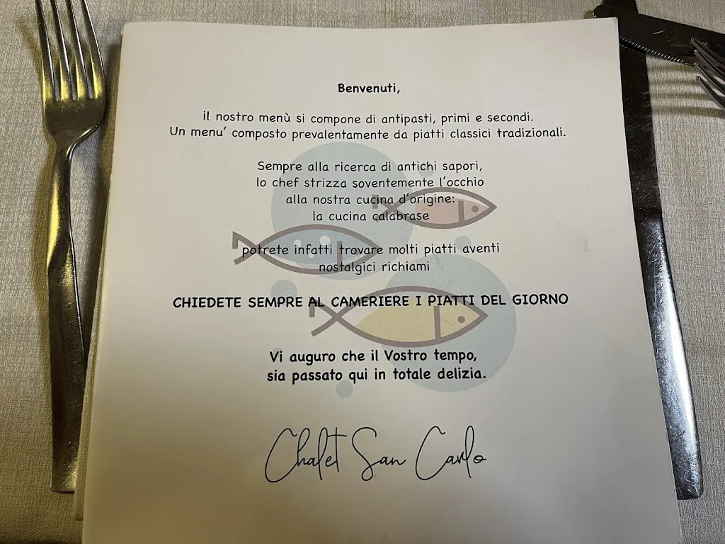 Menu_Ristorante Pizzeria Chalet San Carlo_Garbagnate_image_1