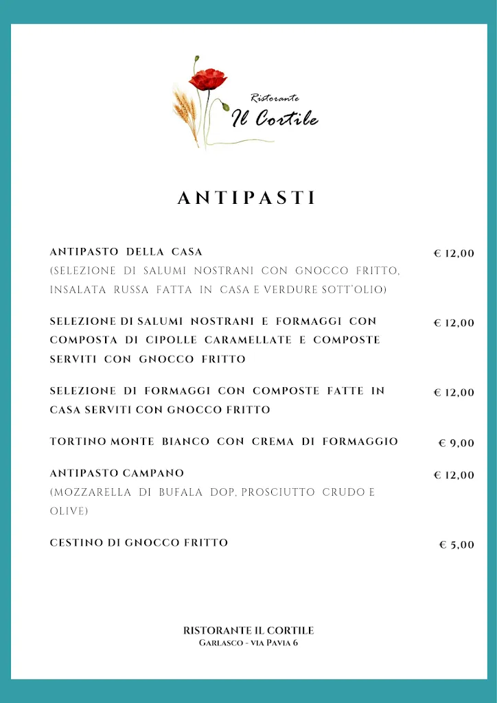 Menu_Ristorante Il Cortile_Garlasco_image_1