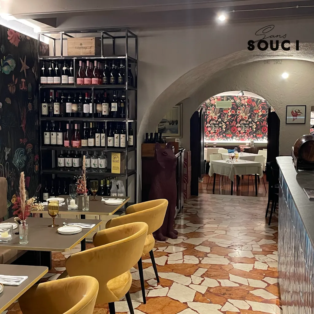 Sans Souci restaurant in Gardone Riviera