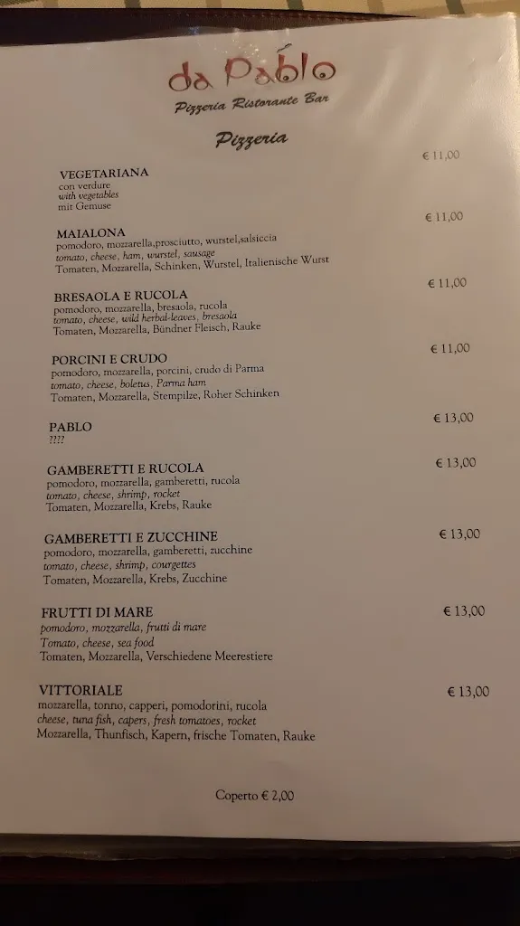 Menu_Da Pablo - Di Singh Satnam E C._Gardone Riviera_image_2
