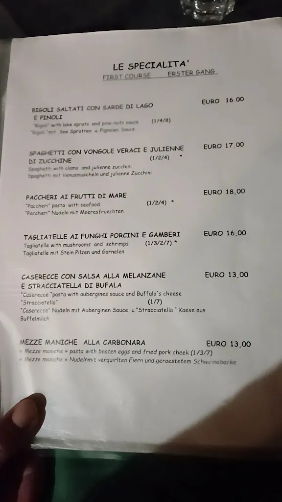 Menu_Al Veliero_Gardone Riviera_image_1