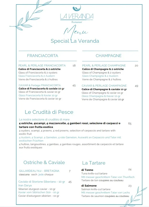 Menu_Ristorante La Veranda - Garda Lake Collection_Gardone Riviera_image_4