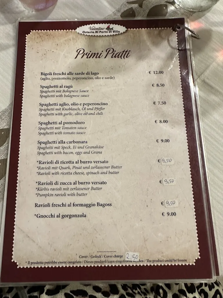 Menu_Bar Osteria al Porto di Villa_Gargnano_image_3