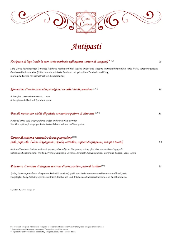 Menu_Casa Calderì restaurant_Gargnano_image_1