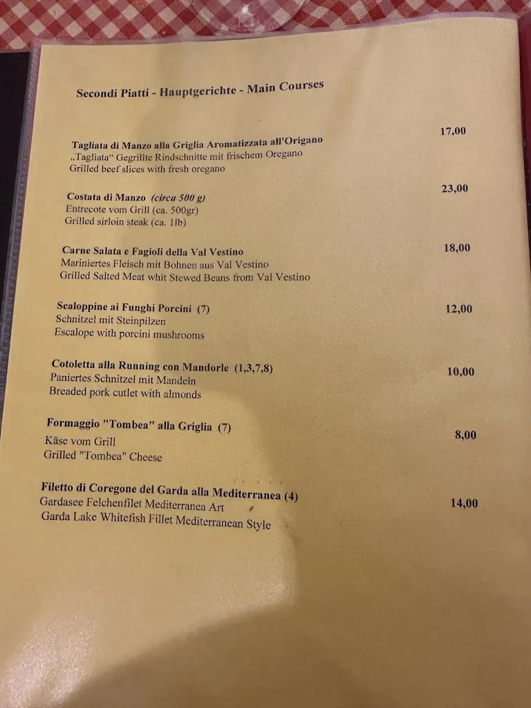 Menu_Ristorante Pizzeria Running Club_Gargnano_image_2