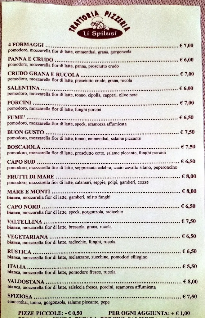 Menu_Trattoria Pizzeria 'Li Spilusi'_Arnesano_image_1
