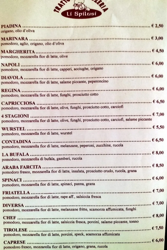 Menu_Trattoria Pizzeria 'Li Spilusi'_Arnesano_image_2
