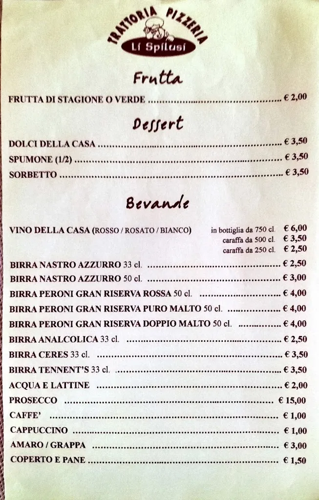 Menu_Trattoria Pizzeria 'Li Spilusi'_Arnesano_image_3