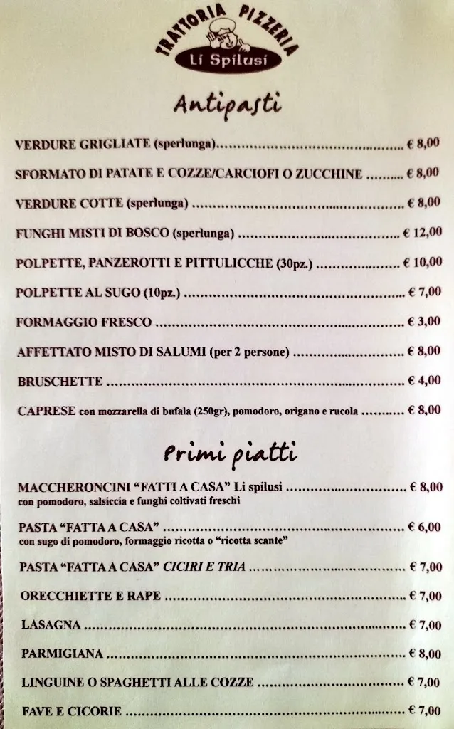Menu_Trattoria Pizzeria 'Li Spilusi'_Arnesano_image_4