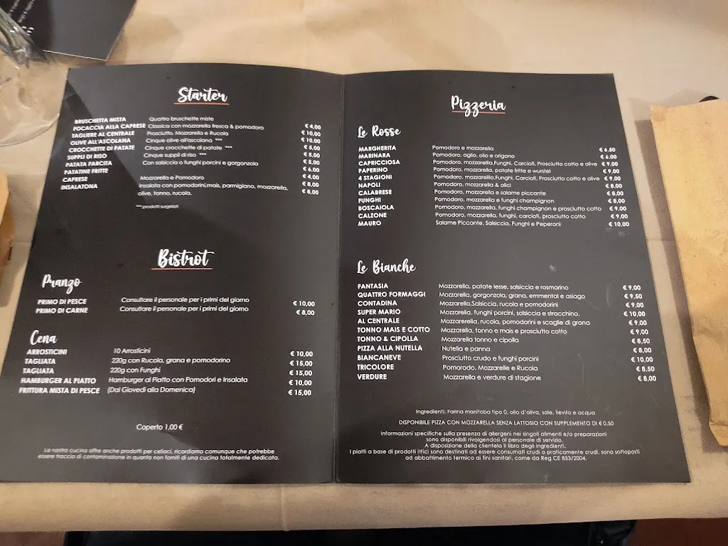 Menu_Al Centrale - Wine Bar Bistrot_Borgo Santa Maria Immacolata_image_1