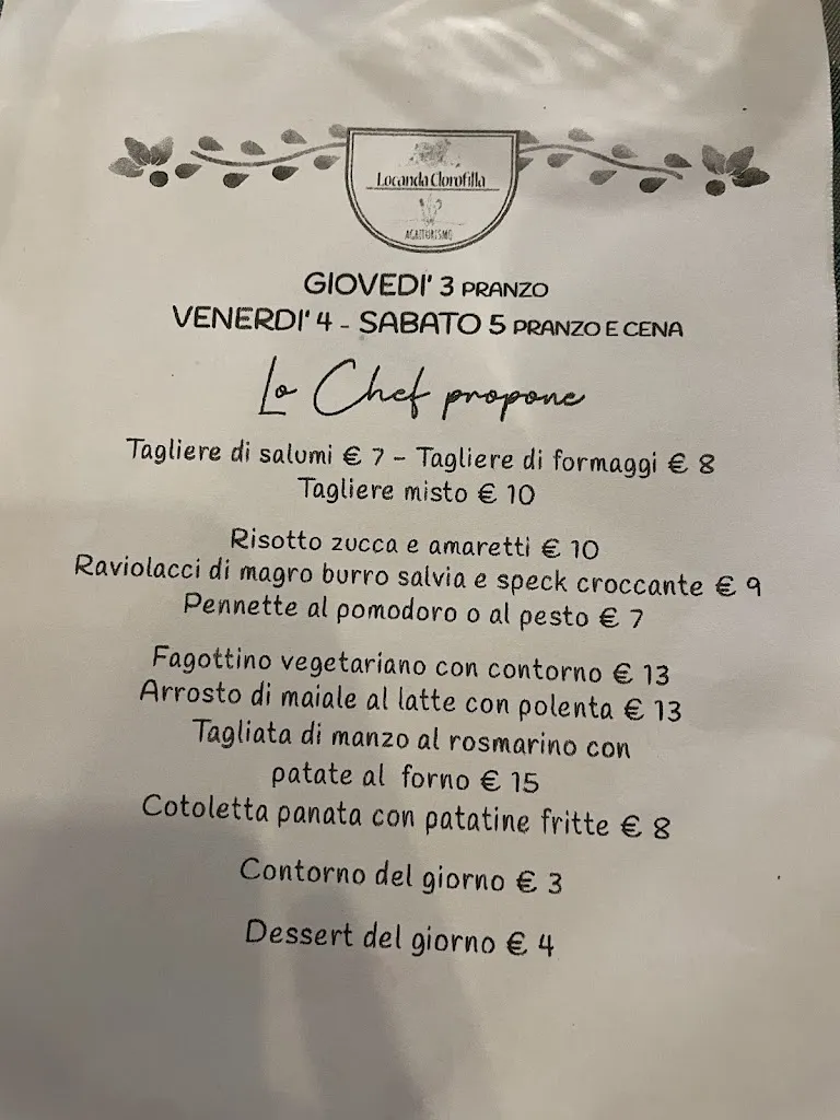 Menu_Locanda Clorofilla Agriturismo Cambiago_Gessate_image_1