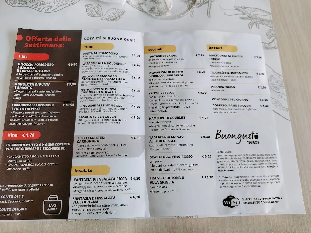 Menu_Buongusto Tigros c/o Supermercato Tigros - Gerenzano _Gerenzano_image_2