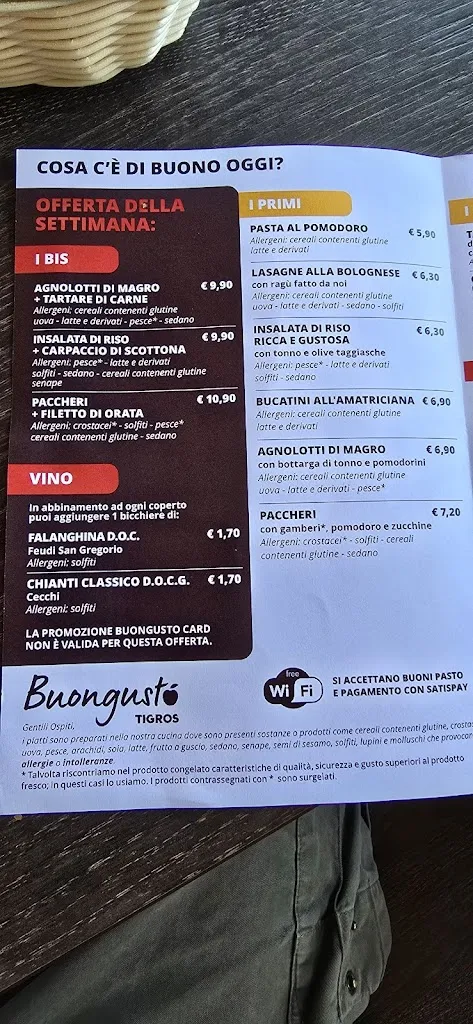 Menu_Buongusto Tigros c/o Supermercato Tigros - Gerenzano _Gerenzano_image_4