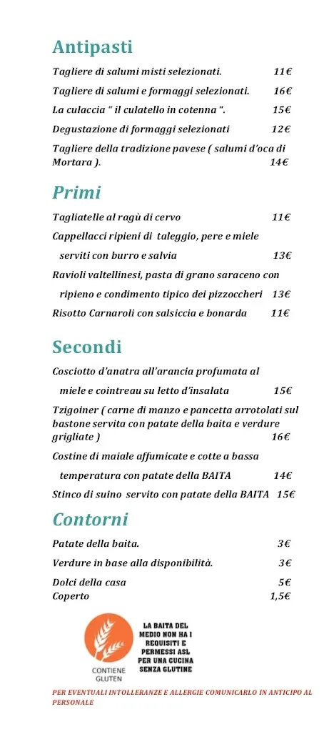 Menu_LA BAITA DEL MEDIO _Giussago_image_1