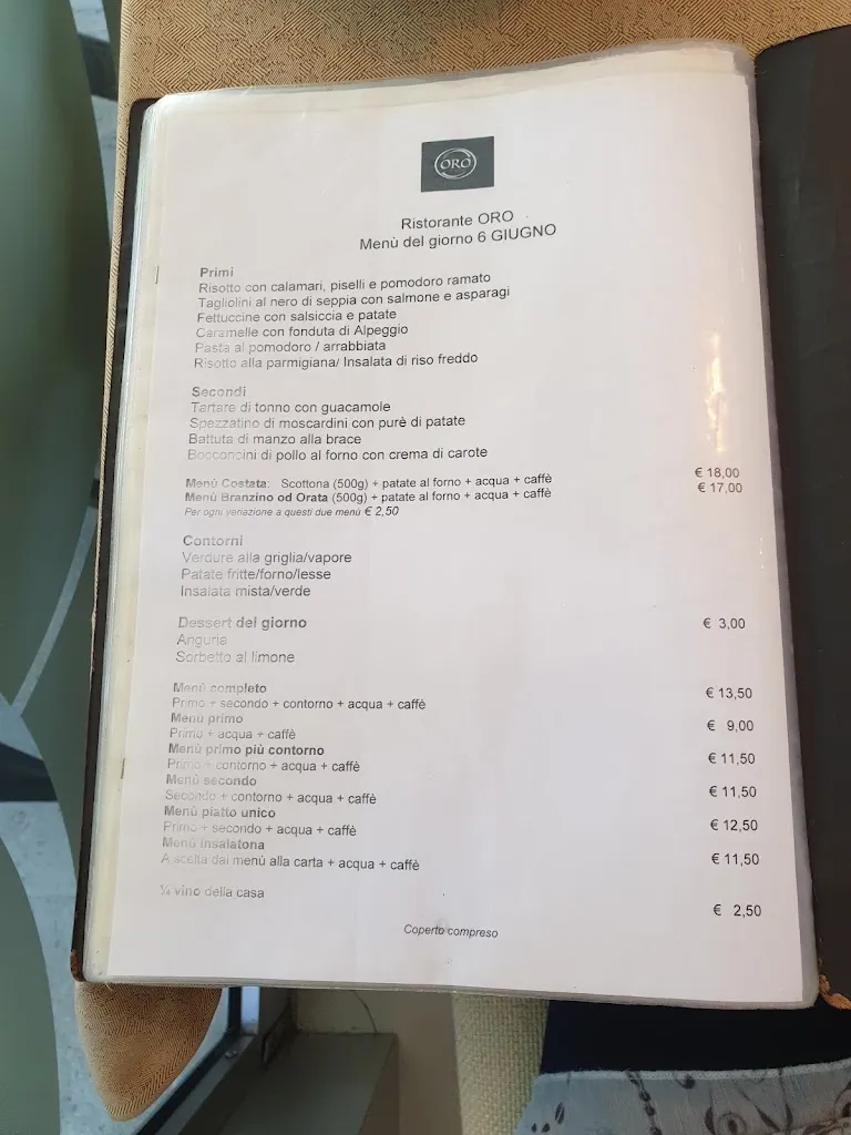 Menu_ORO - Ristorante Pizzeria_Giussano_image_2