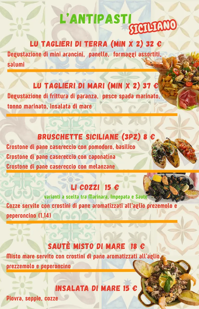 Menu_Siciliano ristorante pizzeria_Gorla Minore_image_1