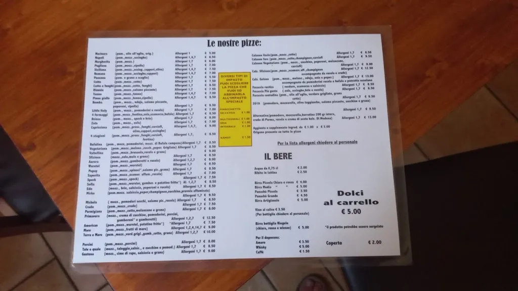 Menu_L'alternativa pizza wine & food mini bistrot di colombo mirko_Gorla Minore_image_4