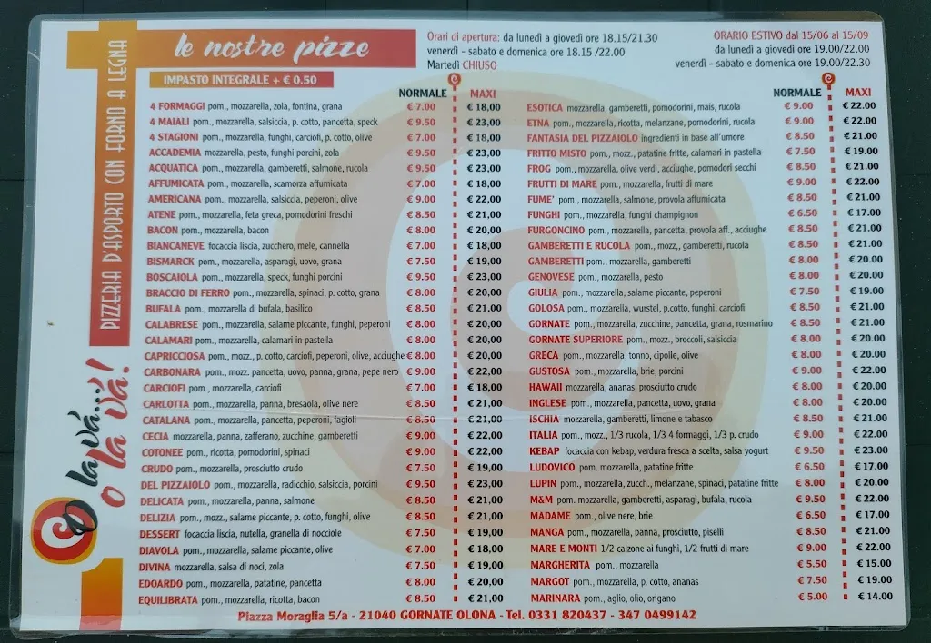 Menu_O La Va O La Va Di Cardinale Nunzio_Gornate Olona_image_2