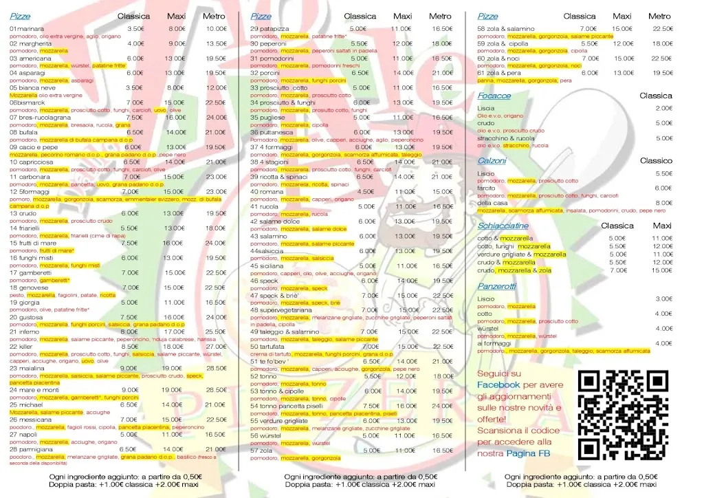 Menu_Pizzeria d'Asporto 