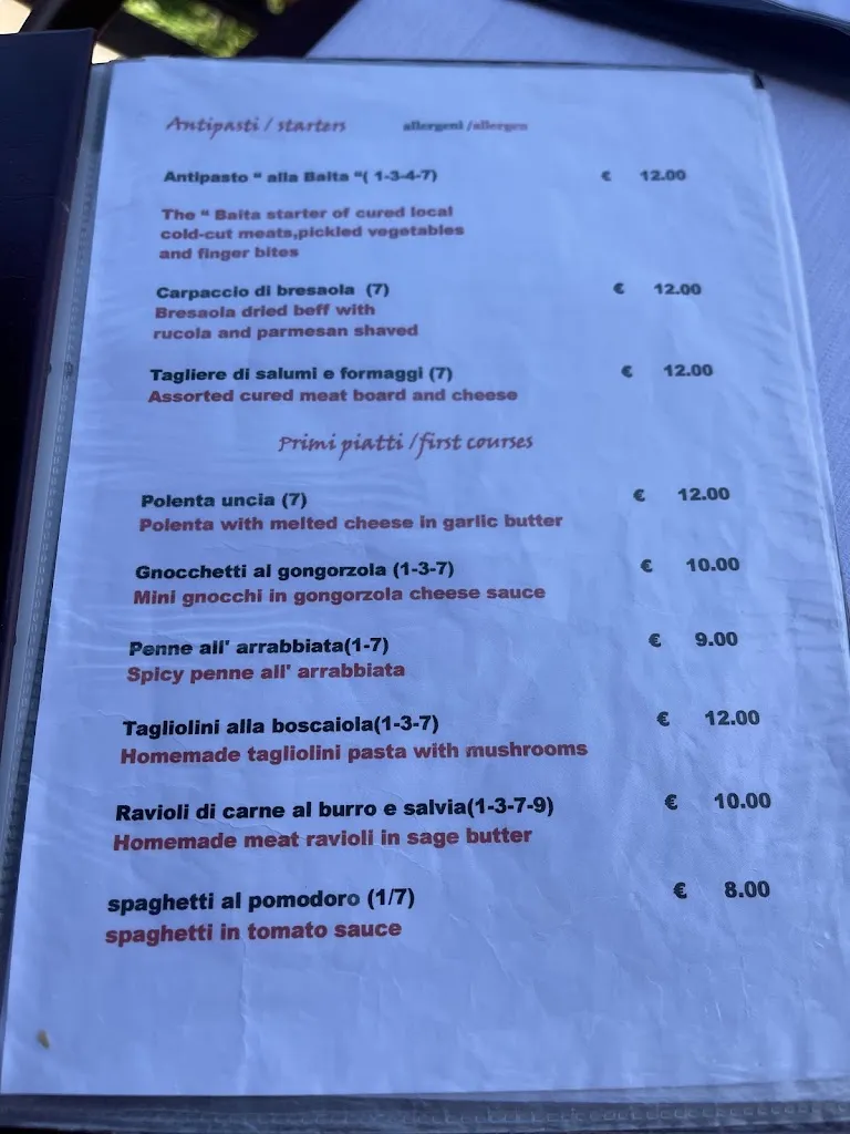 Menü_Ristorante La Baita_Grandola ed Uniti_Bild_4
