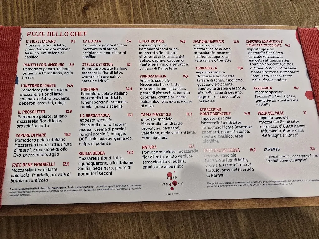 Menu_Ristorante Pizzeria Chef Vincenzio_Grassobbio_image_3