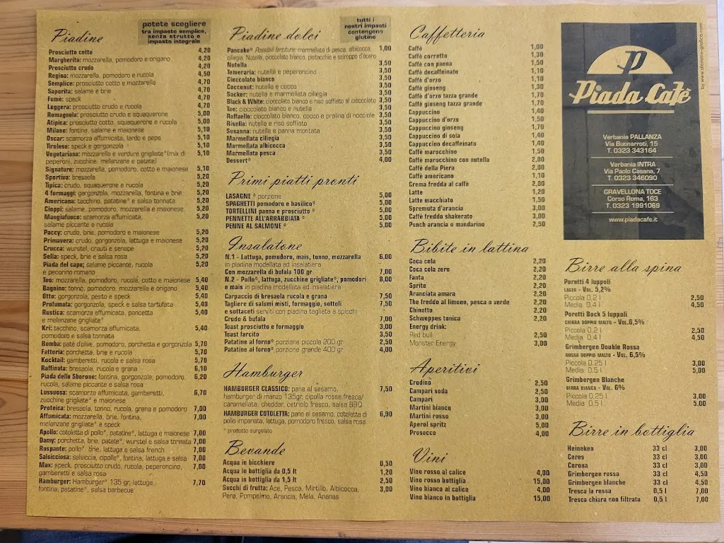Menu_Piada Café di Gravellona Toce_Gravellona_image_2