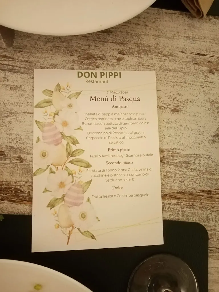 Menu_Ristorante DonPippiRestaurant_Bagnolo del Salento_image_1