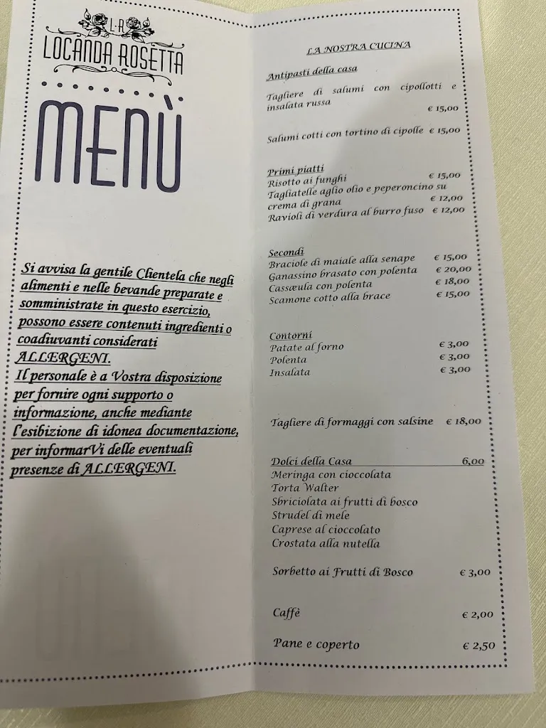 Menu_Ristorante Locanda Rosetta Cucina Lombarda Gudo Visconti_Gudo Visconti_image_1