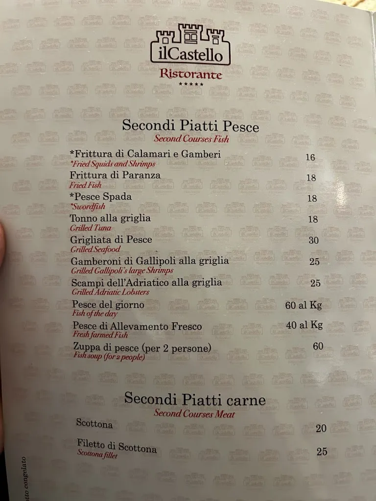 Menu_il Castello_Bagnolo del Salento_image_4