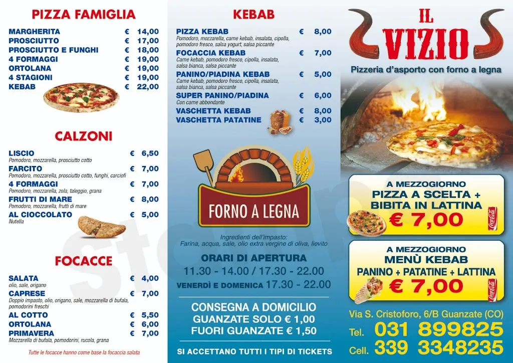 Menu_Pizzeria Il Vizio_Guanzate_image_1
