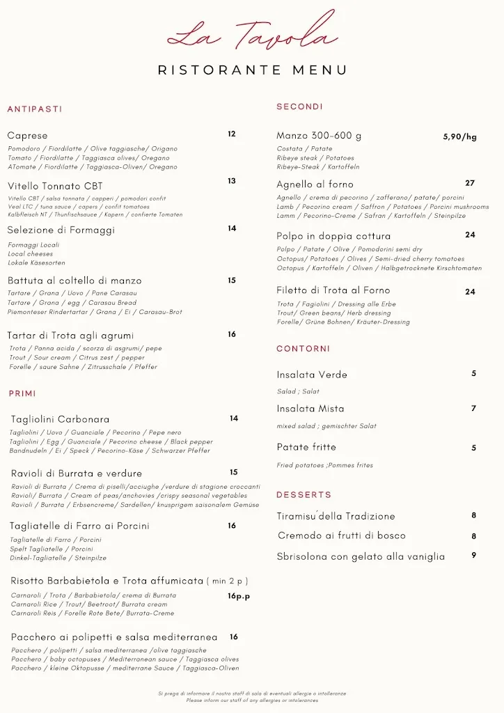 Menu_Ristorante Pizzeria La Tavola_Idro_image_1