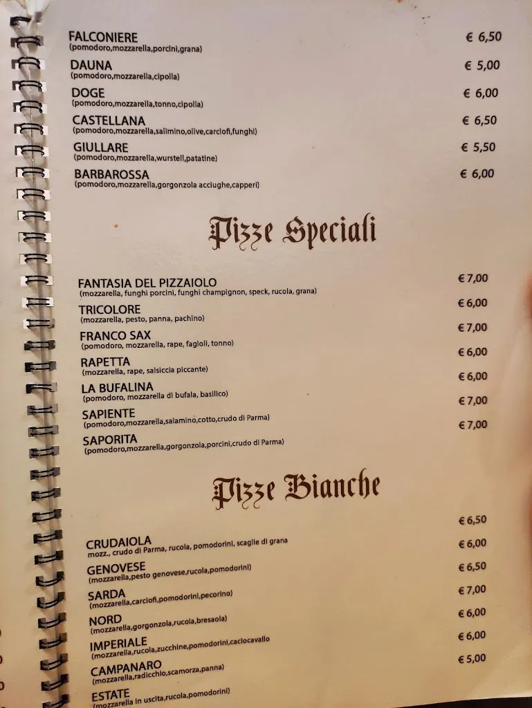 Menu_Ristorante pizzeria B&B Medioevalys_Ascoli Satriano_image_3