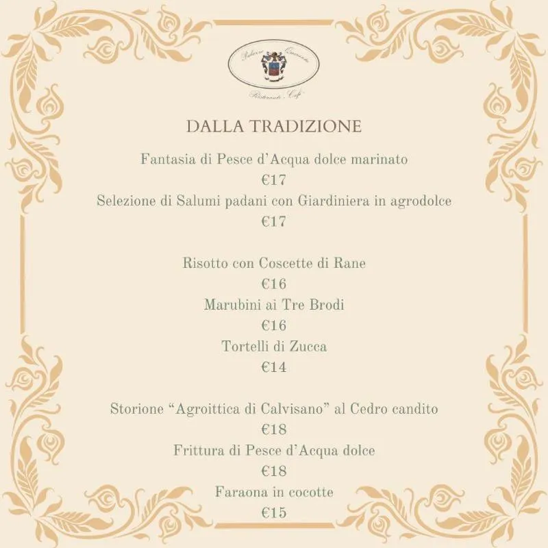 Menu_Hotel Ristorante Palazzo Quaranta_Isola Dovarese_image_1