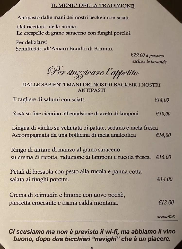 Menu_Agriturismo Baita de l'All - Ristorante_Isolaccia_image_1