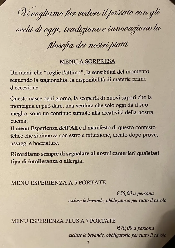 Menu_Agriturismo Baita de l'All - Ristorante_Isolaccia_image_2