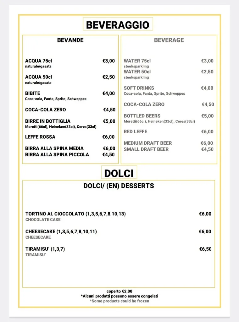 Menu_Pizzeria Il Sagittario_Laglio_image_1