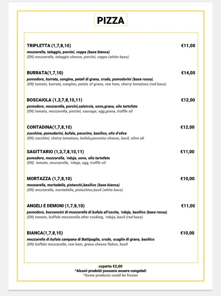 Menu_Pizzeria Il Sagittario_Laglio_image_3