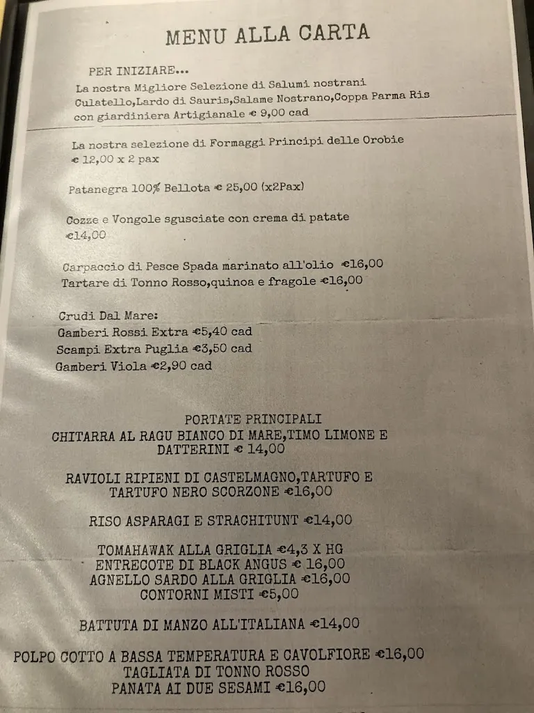 Menu_1960 Sanzani Bottega E Bistrò_Lallio_image_2