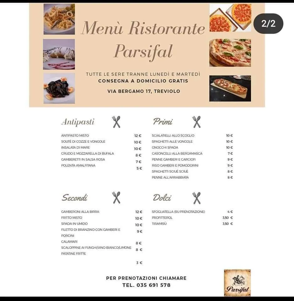 Menu_Ristorante Parsifal di Cosenza Luigia_Lallio_immagine_1