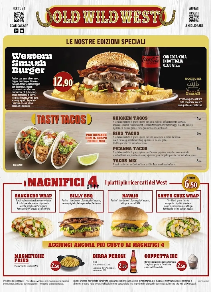 Menu_Old Wild West - Stezzano_Lallio_image_2
