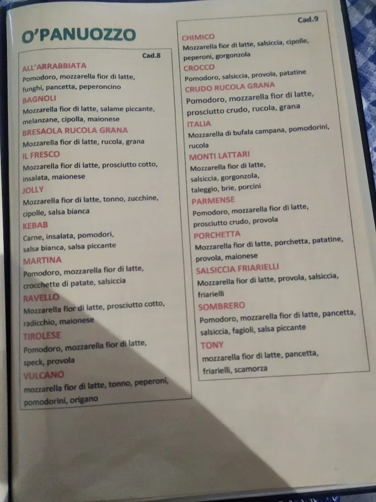 Menu_Pizzeria Il Ritorno_Lazzate_image_1