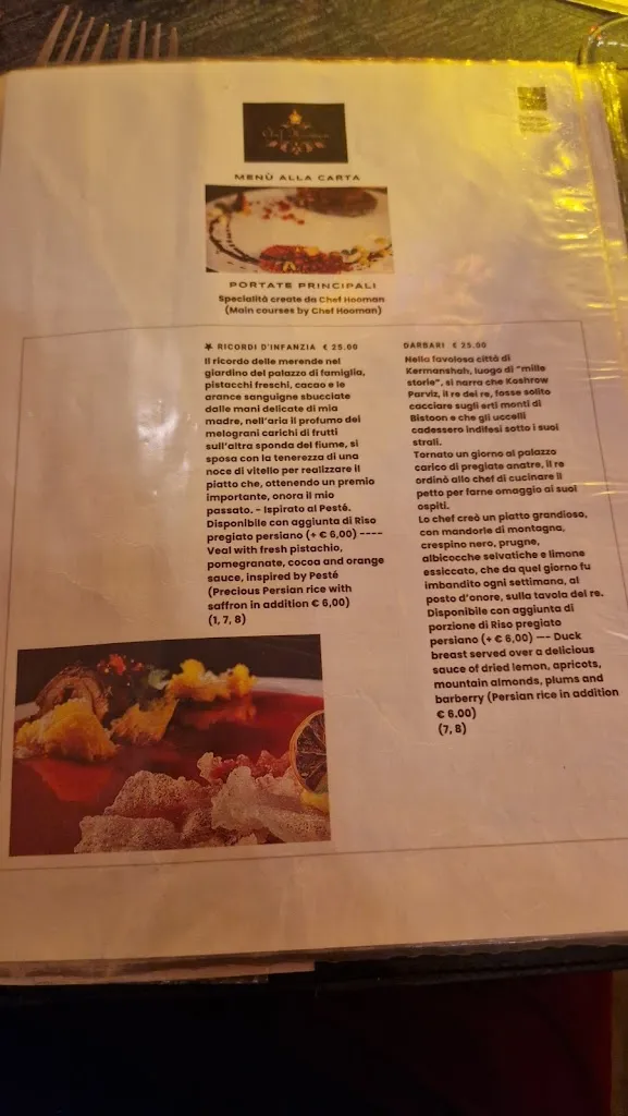 Menu_Persian Palace Lecco_Lecco_immagine_1
