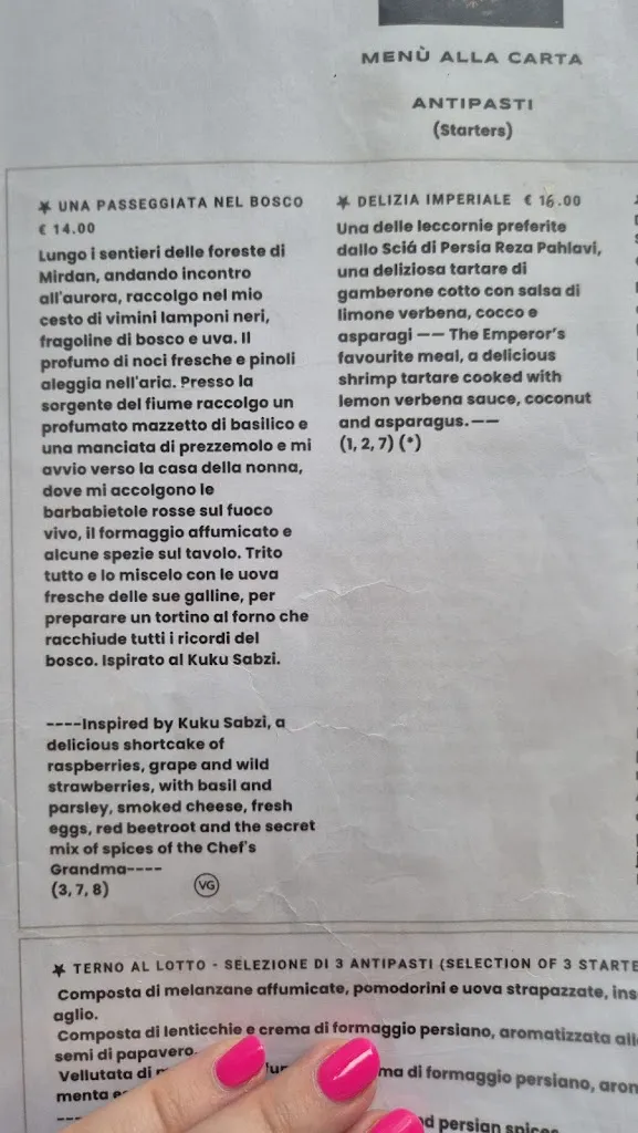 Menu_Persian Palace Lecco_Lecco_immagine_4