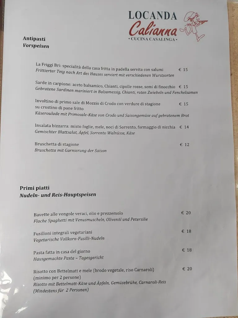 Menu_Calianna ristorante e affittacamere_Laveno_immagine_2