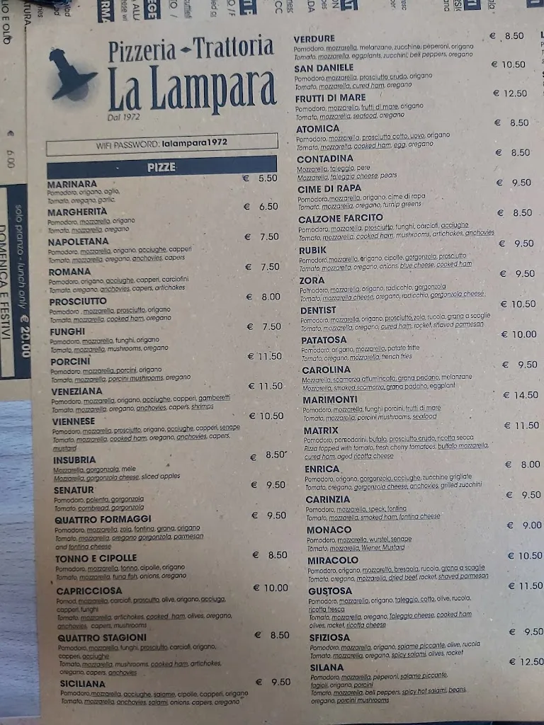 Menu_Pizzeria Trattoria La Lampara._Laveno_image_2