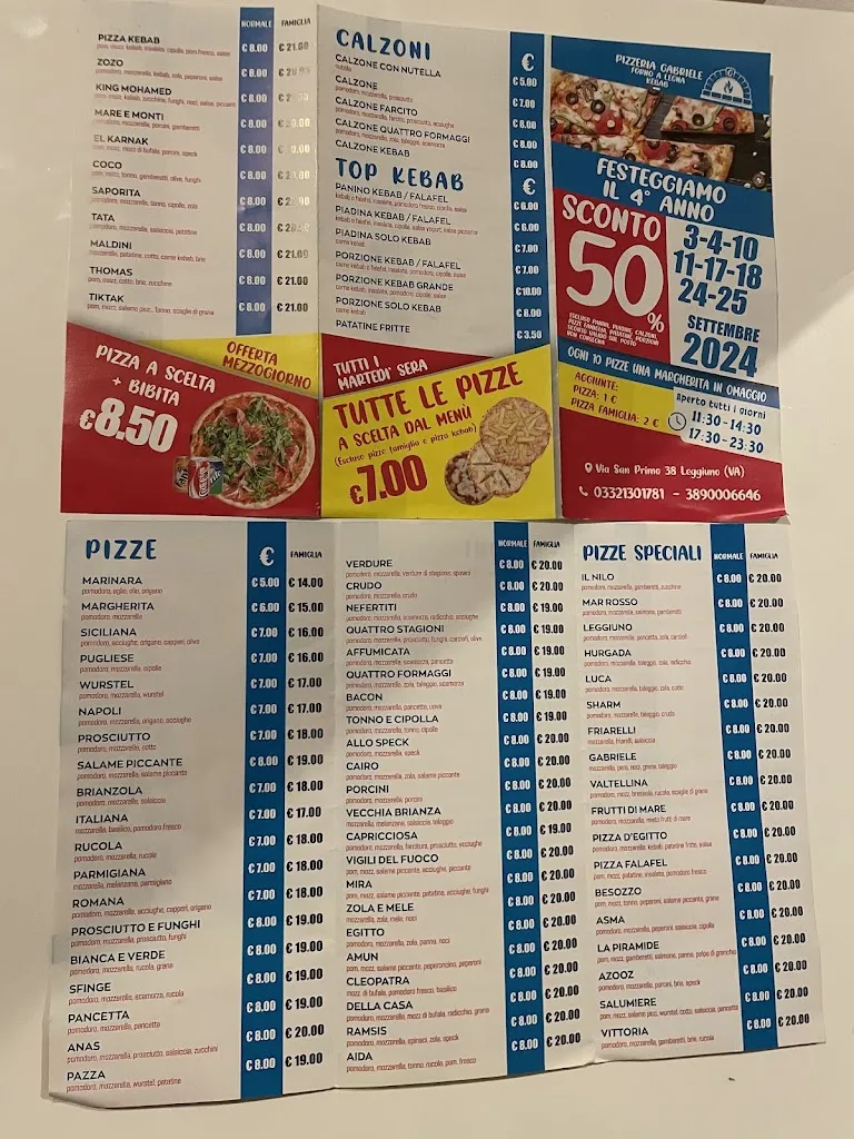Menu_Pizzeria Gabriele_Leggiuno_image_1