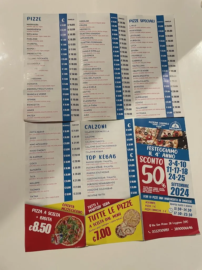 Menu_Pizzeria Gabriele_Leggiuno_image_2