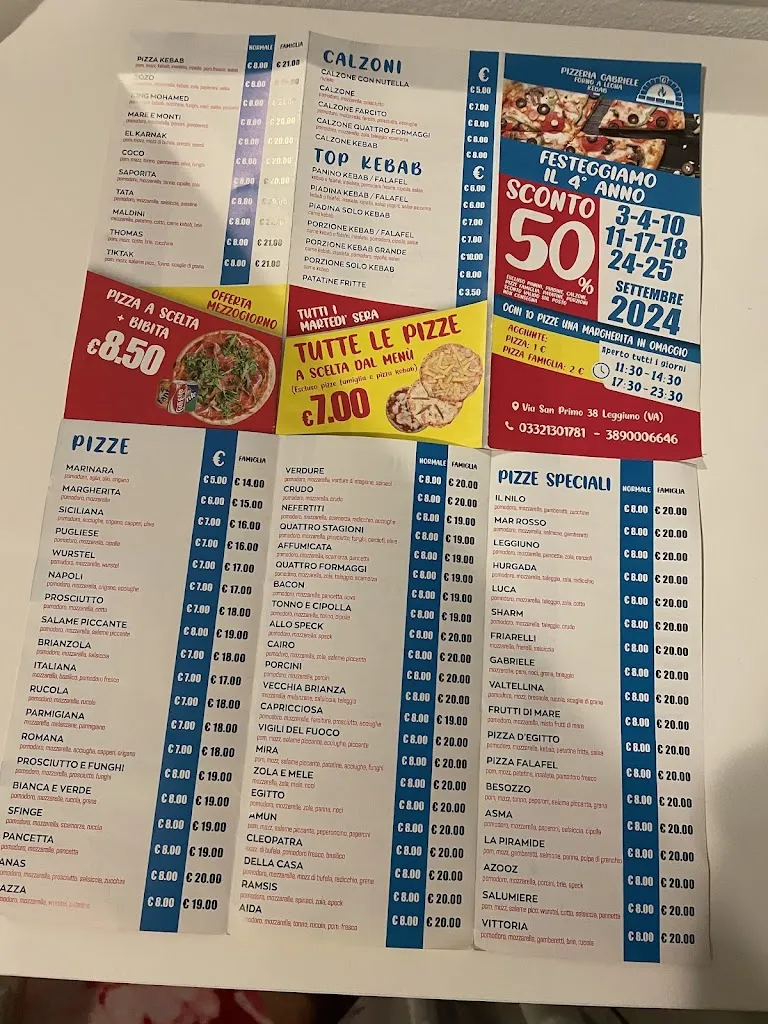Menu_Pizzeria Gabriele_Leggiuno_image_4