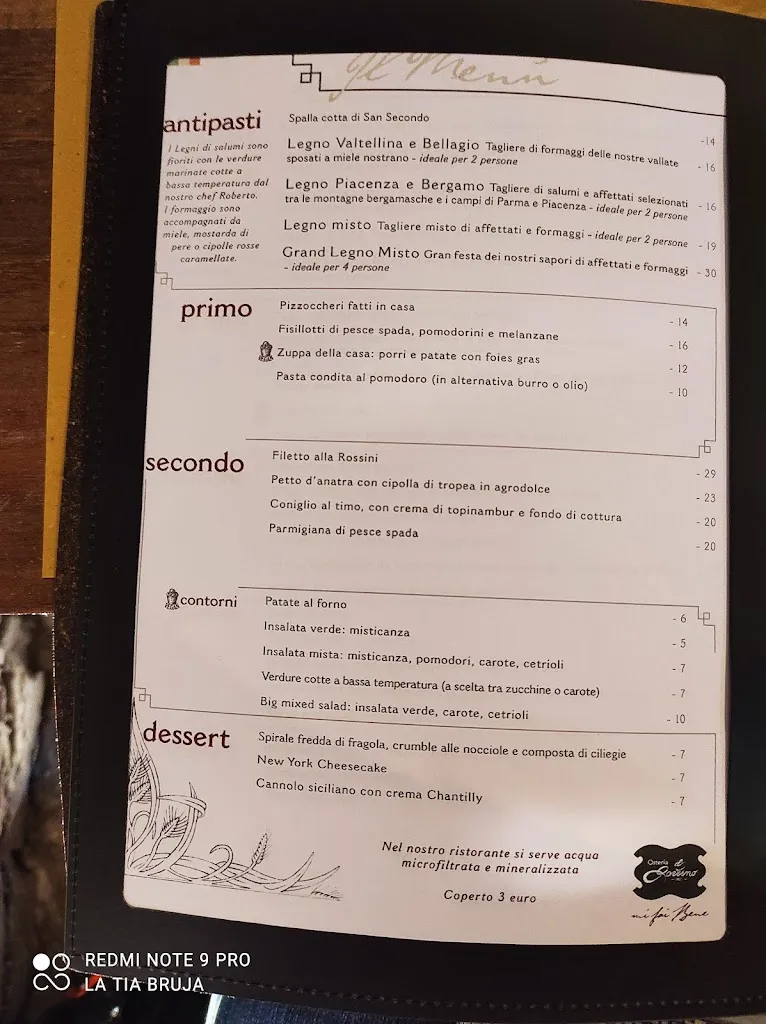 Menu_Osteria Il Governo 1801_Lezzeno_immagine_1